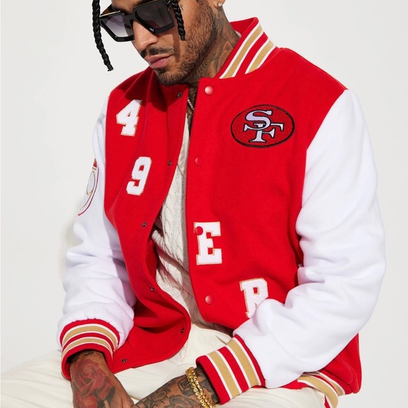 COPY San Francisco 49ers varsity jacket